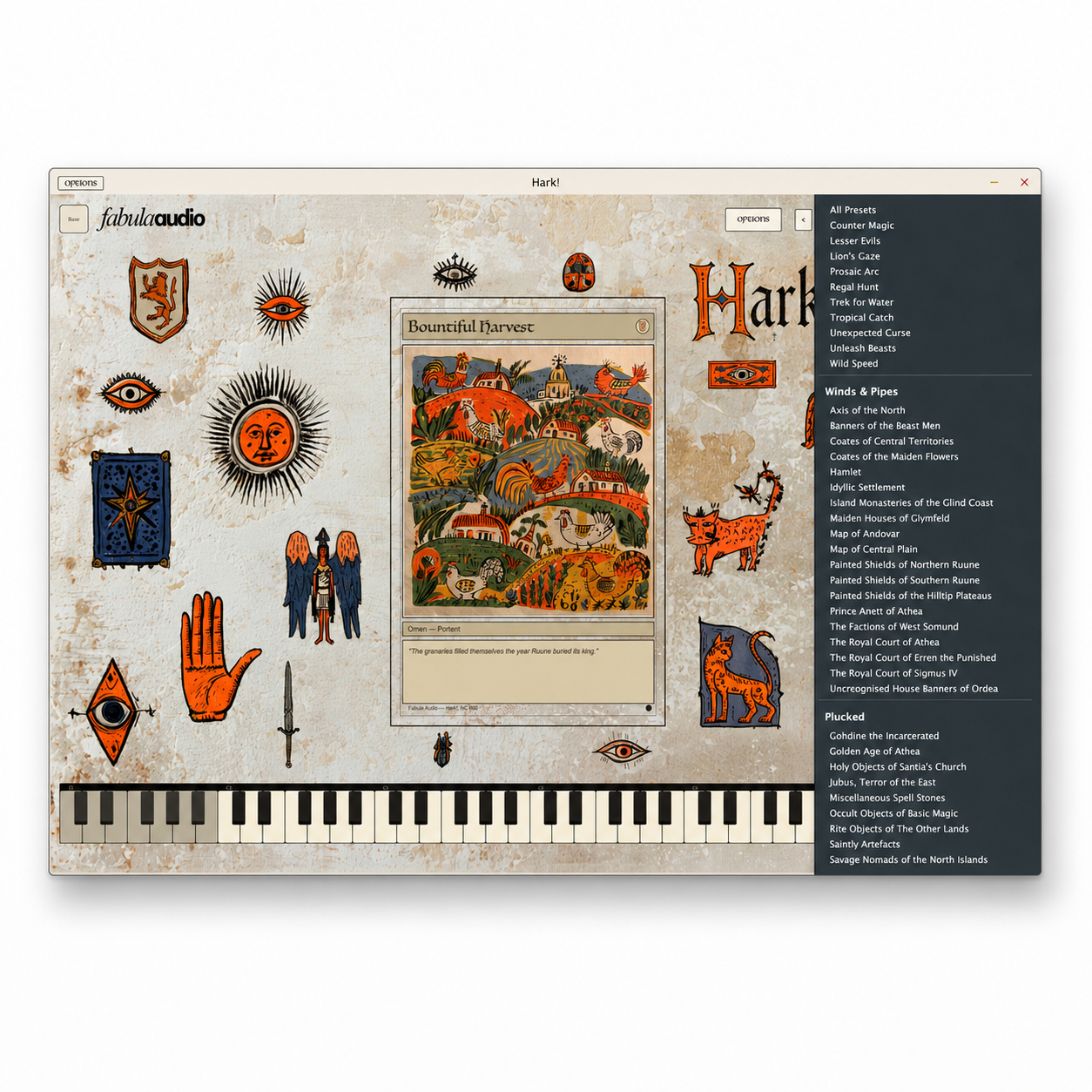Hark! Illuminated Medieval Instrument