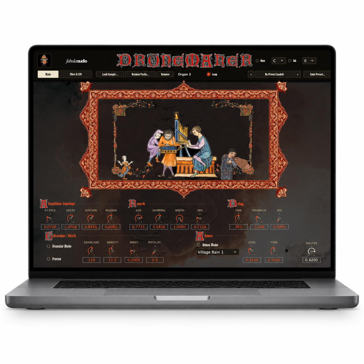 Drone Maker: Medieval Drones and Atmospheres Instrument